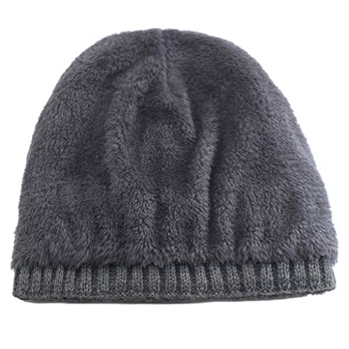 Bonnet de velours épais et fourrure fluide pour femme haut de gamme - 5