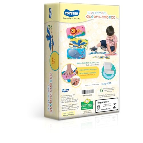 Toyster - Meu Primeiro Quebra-Cabeça - 2,3 e... glide