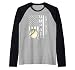Baseball Umpa America Flag Vintage Christmas Xmas Raglan Baseball Tee