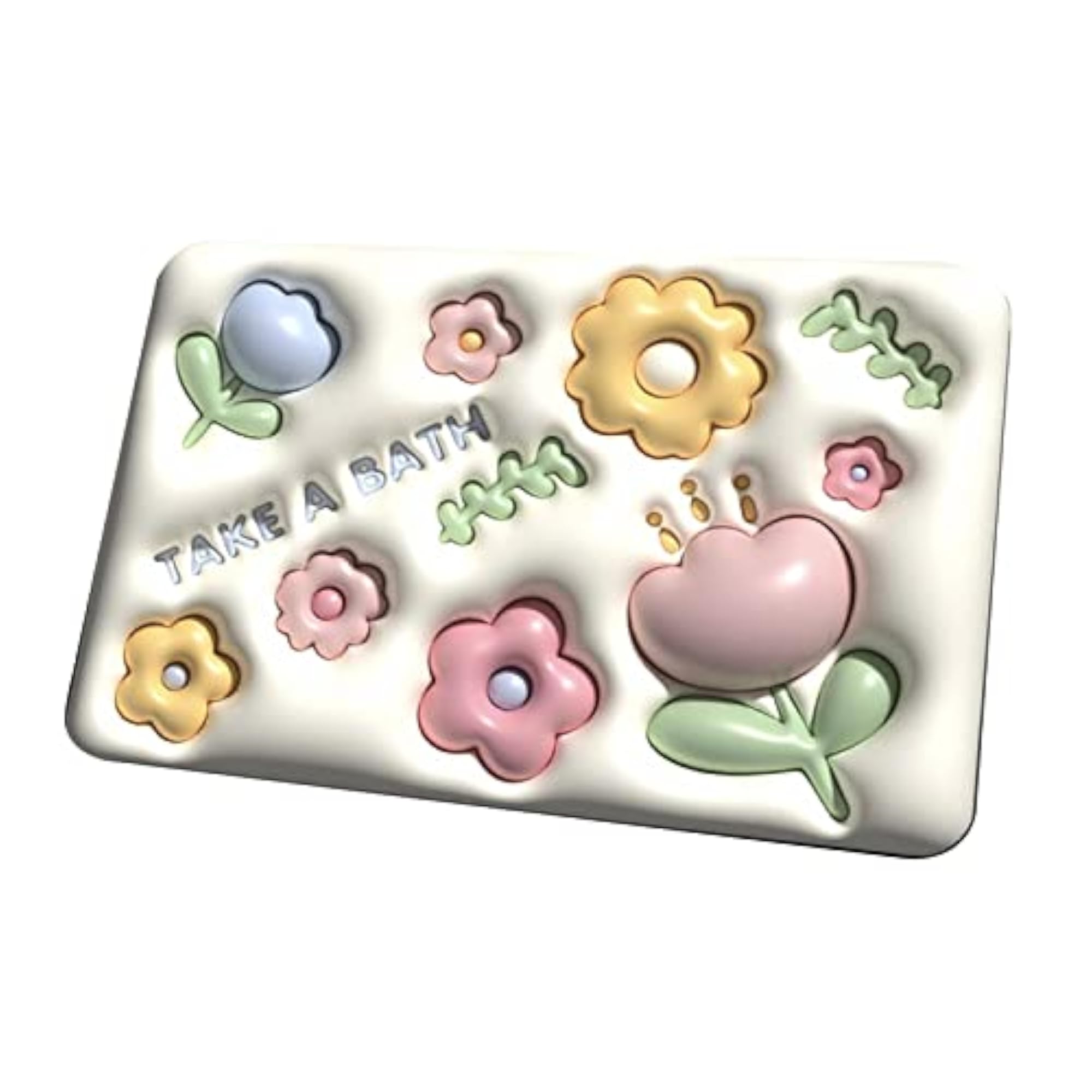 3D Bath Mat Soft Non Slip Flower Entrance Door Mat