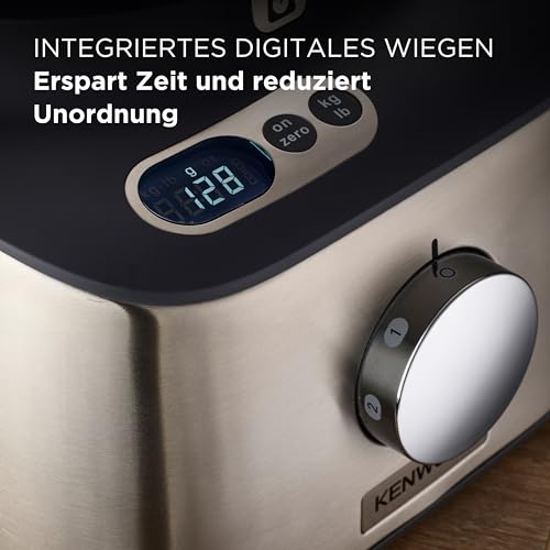 Kenwood Multipro Compact+ FDM313SS Küchenmaschine mit Waage und Zubehör