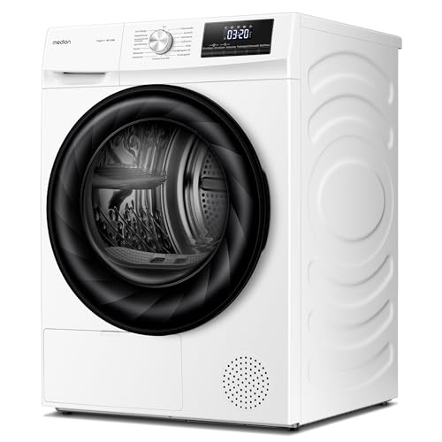 MEDION Wärmepumpentrockner (9kg, Wäschetrockner, 15 Programme, sensorgesteuertes Trocknen, Startverzögerung, Restlaufanzeige, große Türöffnung, MD 37686) – Bild 3