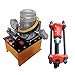 INTSUPERMAI 220V 100T Hydraulic Crawler Pin Pressing Machine Excavator Maintenance Tool Chain Pressing Machine with Hydraulic Electric Pump, Pressing Sleeve & Chain Function, Press Sleeve Machine