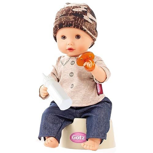 Götz 2154116 Sleepy Aquini Boy Puppe 33 cm Badepuppe 7-TLG