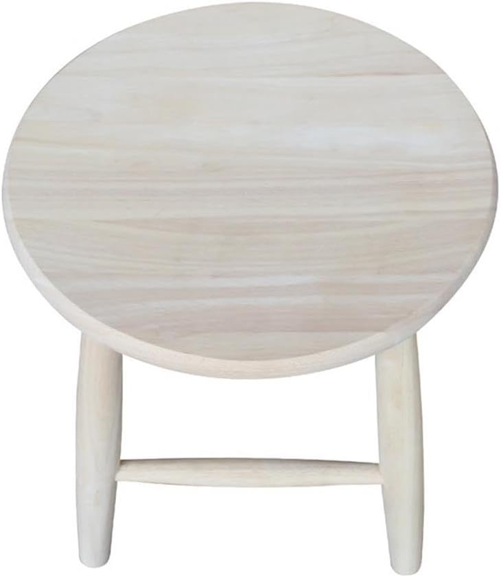 International Concepts Swivel Stool Barstool, 18 inch, Unfinished