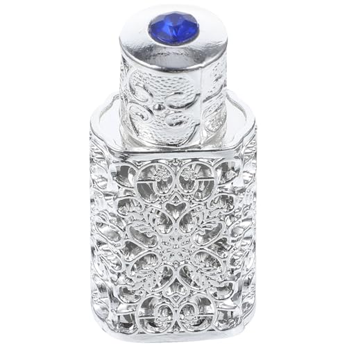 BESTOMZ Botella de Perfume Vacía y Sellado de y Aleación de 3ml Diseño Elegante para Almacenamiento y Uso Fácil en Fragancias de Oriente