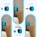 Pistola de Pintura 550W Tilswall 1200ml/Min Pistola de Pulverizacion 120 DIN/S Pintura...