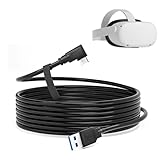 Link Cable for Oculus Quest 3,16.5ft/5m for Gaming and Steam,High Speed Data Transfer and Fast Charging Cable,USB 3.2 A to C Charger Cord for VR