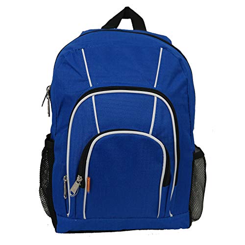 K-Cliffs 16 Inch Rip-stop Multi Pocket Backpack w/Side Mesh Pockets