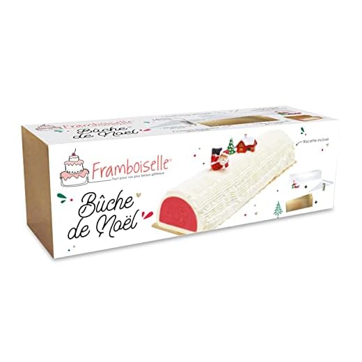 Framboiselle 9070 Kit Tradition Complet avec Recette pour Réaliser Une Bûche de Noël
