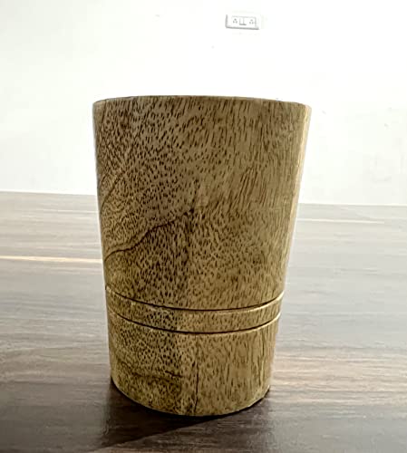 Handmade Wooden Wine Shot Glass Antique Style Viking Drinking Tea/Coffee Cup Set Of 2 #TOP2