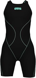 ARENA girls Arena Girls' Powerskin Impulso Kneeskin Swim Racing Suit Open Back Short Leg One Piece Swimsuit (pack of 1)