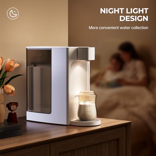 KOMORE 3L Instant Hot Water Dispenser with 5 Temperature Settings & 4 Volume Choices, 2050W Efficient Electric Kettle, White - Image 7