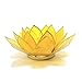 Produktbild Mystery Mountain 3. Chakra Lotus Blume Tee Licht Kerzenhalter, gelb, 15 x 15 x 7 cm