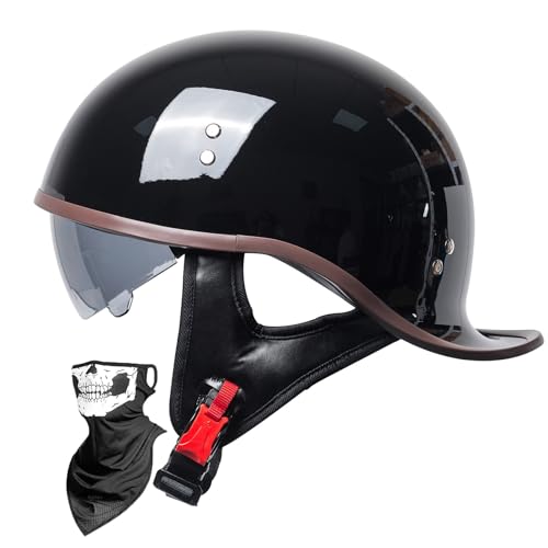 バイク用ヘルメット ダックテール ハーフ 半ヘル」の人気商品