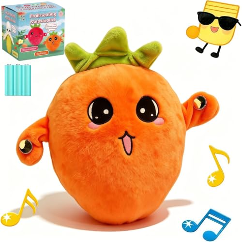 Child Musical Sensory Toy,Interactive Plush Toy with Sounds,Radish Doll