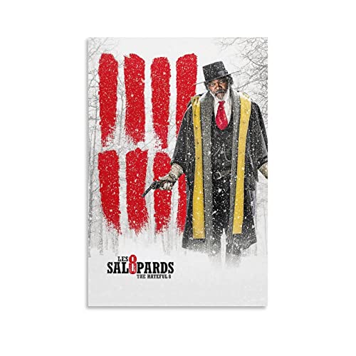 Póster estético de The Hateful Eight, póster de película vintage, póster estético para habitación, póster estético e impresiones, pintura decorativa, lienzo, arte para pared, sala de estar,