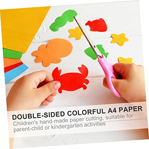 STOBOK 400 Pçs Desenho De Papel Construção Artes Dobráveis ​​Diy Crianças Artesanato Para Artesanato