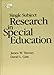Single Subject Research in Special Education