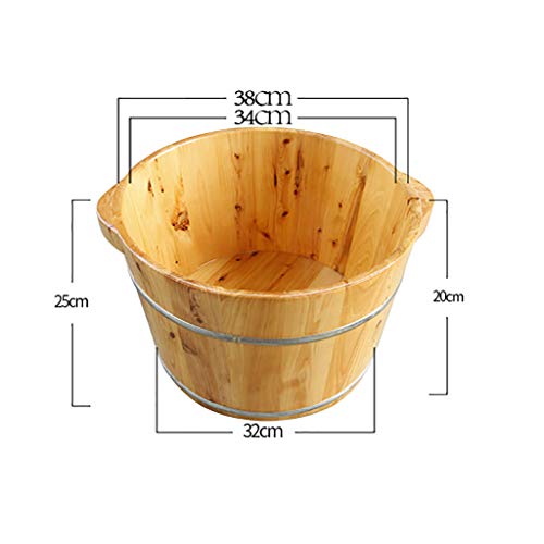 Katzowen Bañera de Madera para Spa de Pies L miniatura 4