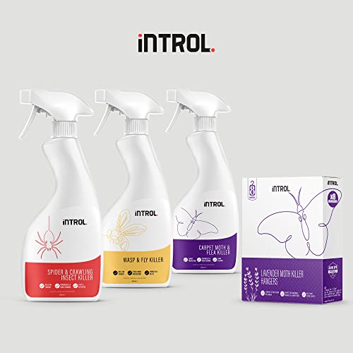 INTROL Lavender Moth Killer Hangers Moth Wardrobe Repellent Kills