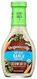 Organicville, Ranch Dressing, Organic, Dairy Free, Gluten Free, 8 oz