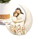 Acogedora exposición de arte para el hogar: con un toque cálido y artístico, la figura madre-hija mejora la decoración cotidiana del hogar añadiendo elegancia y encanto, se convierte en un encantador punto focal para salas de estar, estantes o chimeneas para elevar el estado de ánimo de forma natural.