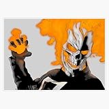 Ghost Rider Bumper Sticker Window Water Bottle Decal 5'