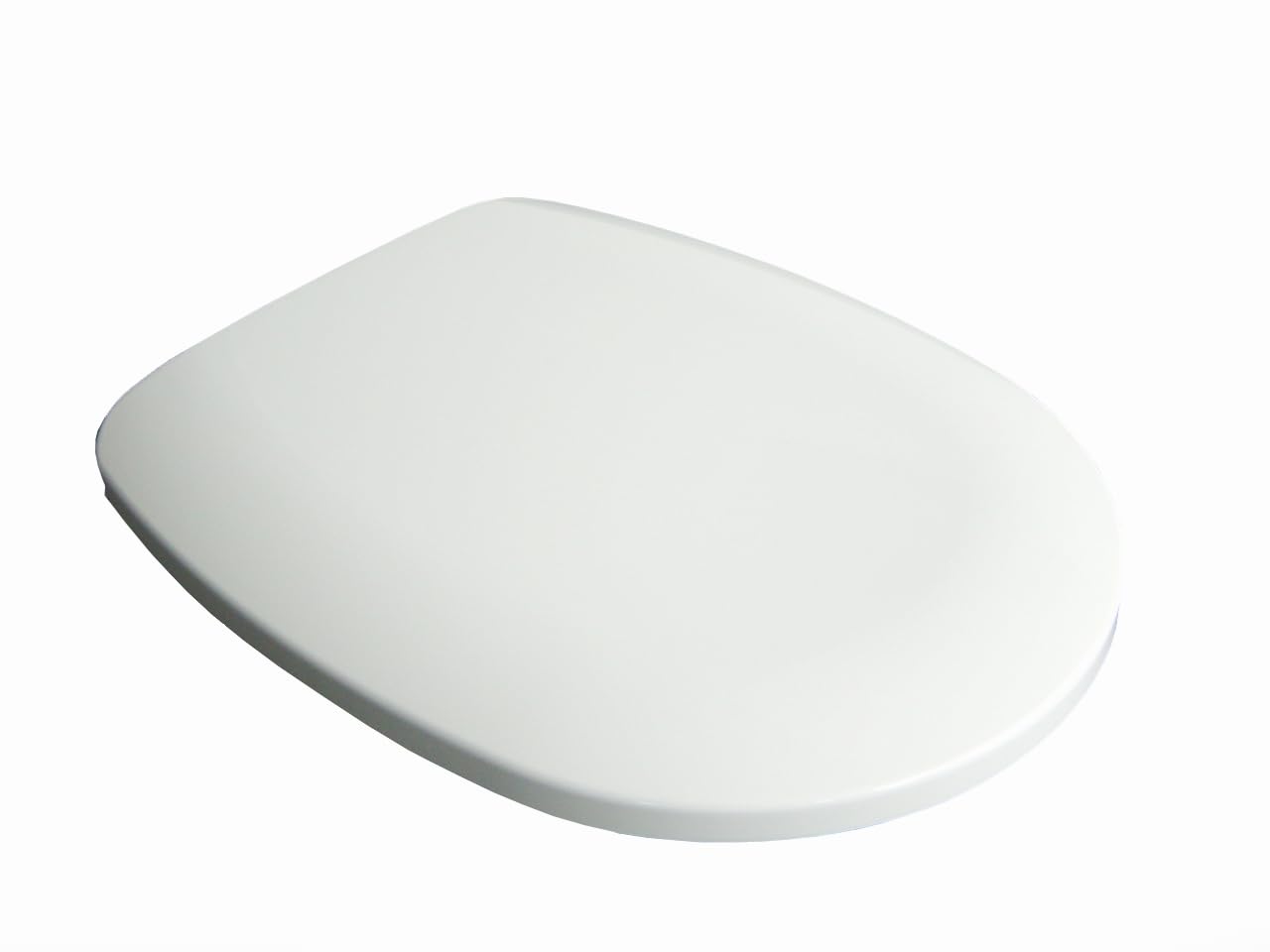 ADOB Toilet Seat with Slow-Close Mechanism, Fits Keramag Renova No. 1 Plus All Standard, Aqua/White, 13902