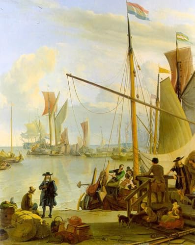 Poster et art pour décoration chambre Amsterdam Backhuysen 60x90