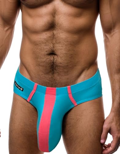 Wildmant Monster Cock Modal Briefs Baby Blue and Pink2