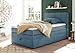 Produktbild Froschkönig24 Tacoma Boxspringbett 140x200cm Bett Doppelbett Ehebett Komfortbett Blau