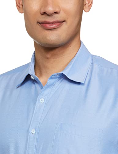 Image of Max Men Cotton Solid Slim Fit Oxford Shirt