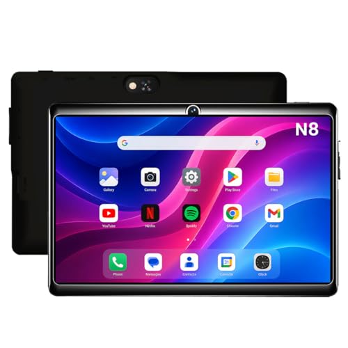 Image of IKALL N8 Android Wi-Fi Tablet - 7 Inch Display, 2GB RAM, 16GB Storage (Expandable), Wi-Fi Only, 3000mAh Battery, Dual Camera, Compact Tablet for Entertainment, Online Learning & Browsing (Black)