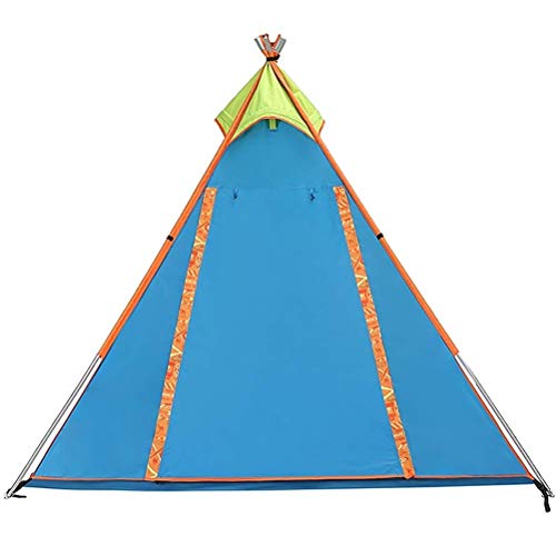 Tente pyramide camping 3-4 personnes quatre saisons étanche et abri pluie monocouche
