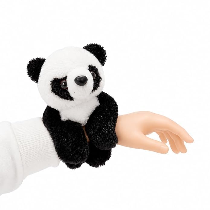 Image of Kids Soft Animal Stuffed Toy Slap Bands Wristbands | Cute Plush Wearable Toy Bracelet for Girls and Boys | Birthday Party Favors, Return Gifts, Stocking Stuffers