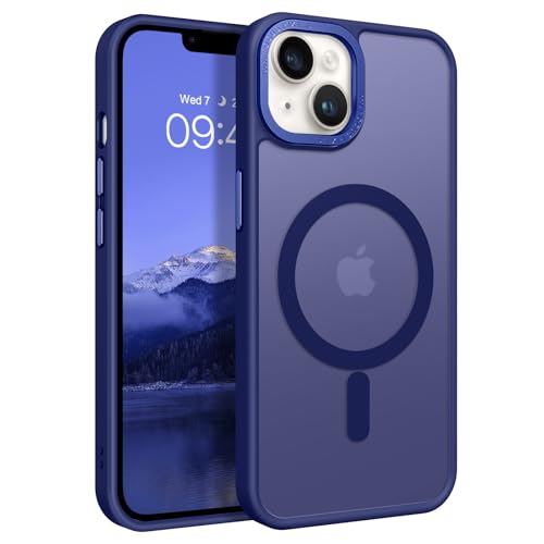 BENTOBEN - BENTOBEN Coque magnétique pour iPhone 13 et iPhone 14 [Compatible avec Magsafe] – Coque de téléphone translucide Mate pour iPhone 13/14 – Coque de Protection Fine Antichoc pour iPhone 13/14 de 6,1 po