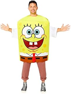 Amscan 9909163 Adults Official Spongebob Squarepants Licensed Tabard Fancy Dress Costume (Standard)