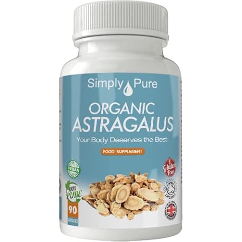 Simply Pure Organic Astragalus for Immunity & Ageing Cover