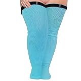 Dasongff Chaussettes Hautes Femme Hiver - Chaussettes Femmes Hiver Chaude Guêtres Chasse Chaussettes Chaudes Rigolotes Chaussettes Montantes Chaussette Antidérapant Chausson Chaussette Hiver