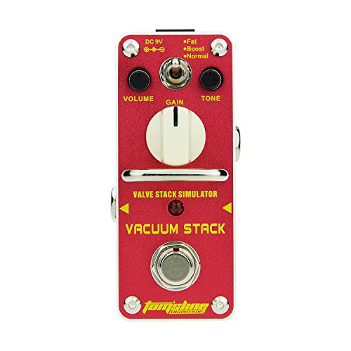 Tom'sline Engineering Distorsión efecto de pedal VACÍO PILA recreación de un clásico tono de distorsión de válvulas de un amplificador combo válvula de tres modos Fat Boo