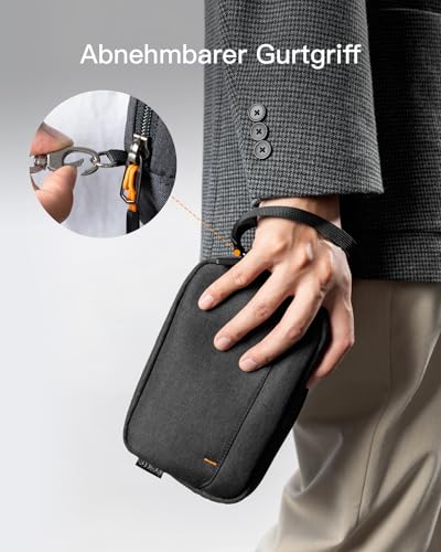 Inateck Kabeltasche Elektronik Organizer, Spritzwasserfester Reise Zubehör Tasche, Kompatibel mit Maus, USB Stick