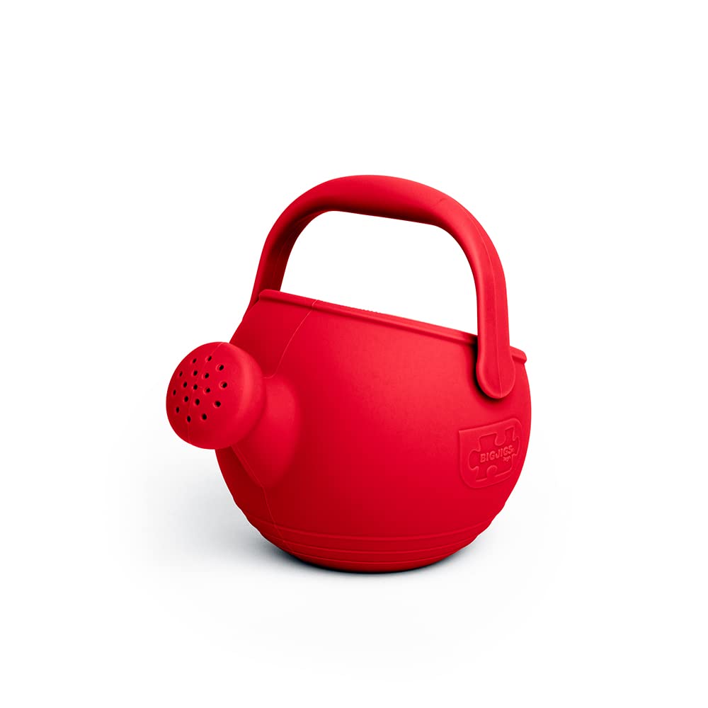 Bigjigs Toys Silicone Watering CanCherry Red from B&Q