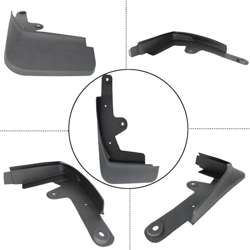 Guardabarros para CX-30 2020-2021 con protectores de salpicaduras para accesorios traseros 3