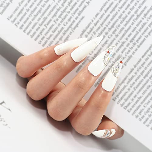 Coscelia Gel Nail Polish 7Ml White Color Soak-Off Gel Polish Shimmery Gel Polish Long Lasting For All-Season And Holiday Nail Art For Women Girls #TOP1