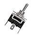 Baomain 3-Pack Toggle Switch,ON-Off-ON SPDT 3-Pin 15V/250V AC,12mm mounting Hole,1/4
