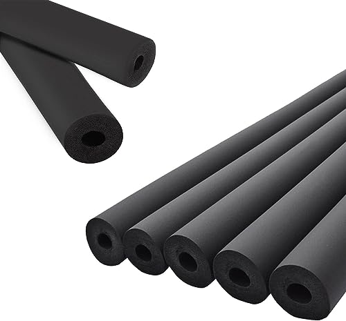 Pipe Insulation Foam Tube - 1'(25mm) ID x1-13/32'(43mm) OD Foam Tubing for AC Unit, Guitar...