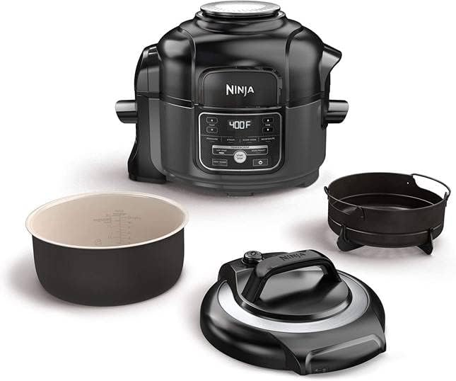 Ninja Foodi OP101 main unit with accessories