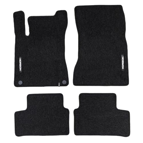 FROGUM Horizon Tapis Auto Velour Moquette pour Mercedes-Benz Classe A V177 Depuis 2018| Inodores | avec Fixations | Pratiques et élégants