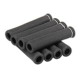 Ignition Coil 8pcs Spark Plug Wire Boots 6 Inches 2500° Heat Shield Protector Sleeve SBC BBC 350 454 Fit for GM Chevy Ford Red Blue Black (Color : Black)